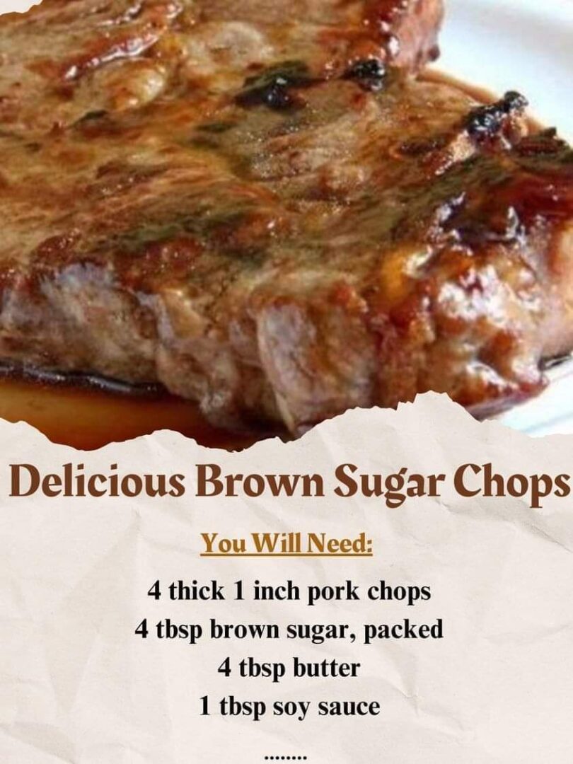 Delicious Brown Sugar Chops - Cribic Recipe